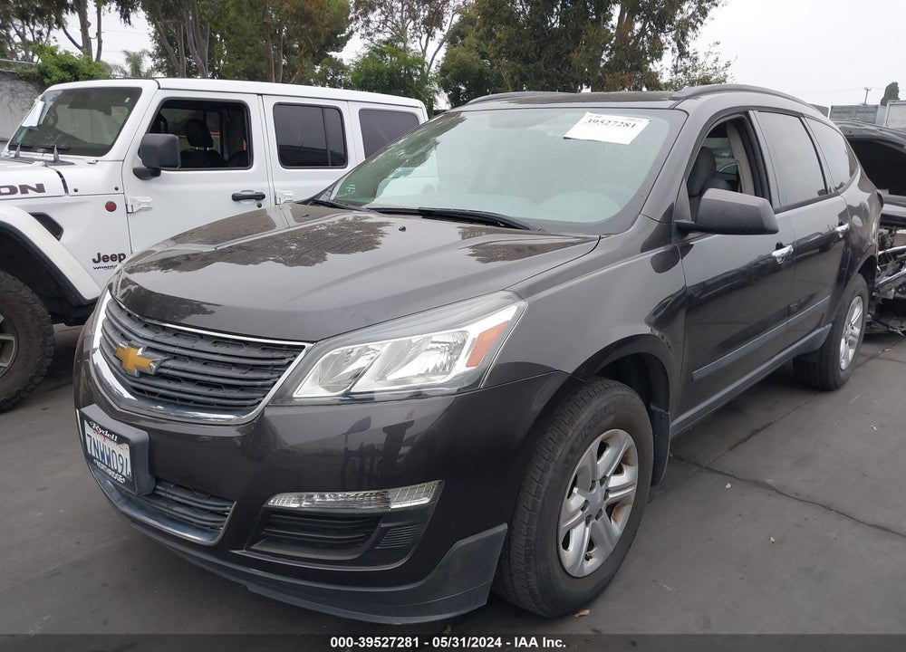 2016 CHEVROLET TRAVERSE LS VIN: 1GNKRFED2GJ153665