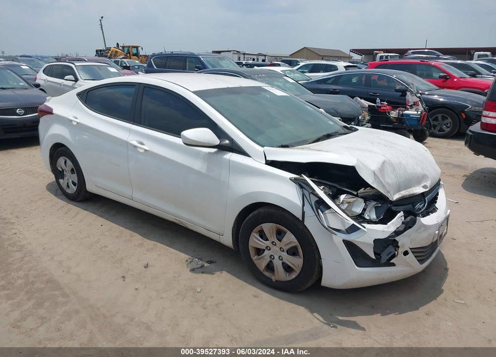 2016 HYUNDAI ELANTRA SE VIN: 5NPDH4AE6GH765836