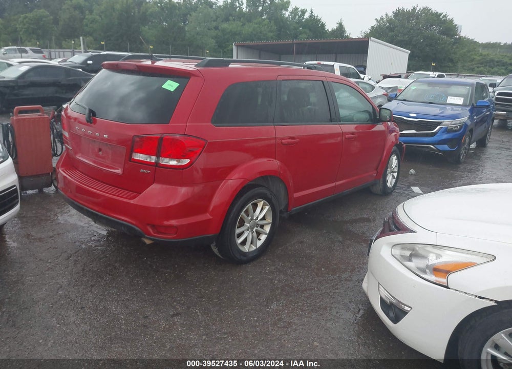 2015 DODGE JOURNEY SXT VIN: 3C4PDCBB1FT694891