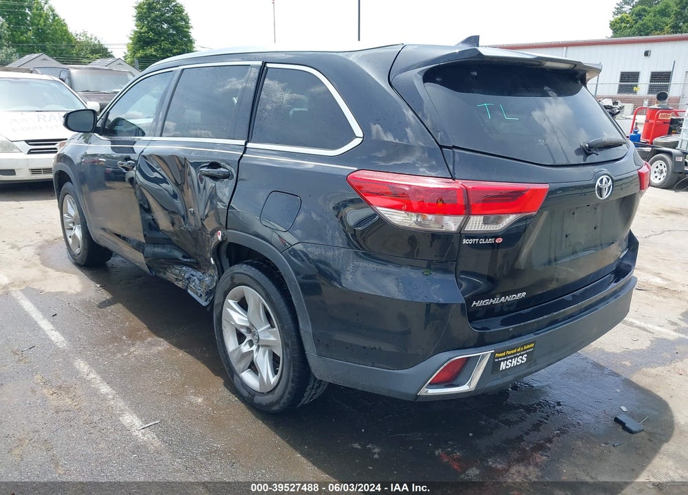 2017 TOYOTA HIGHLANDER LIMITED VIN: 5TDYZRFH1HS221223