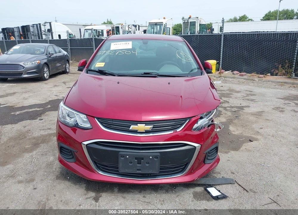 2018 CHEVROLET SONIC LT AUTO VIN: 1G1JD5SHXJ4116592