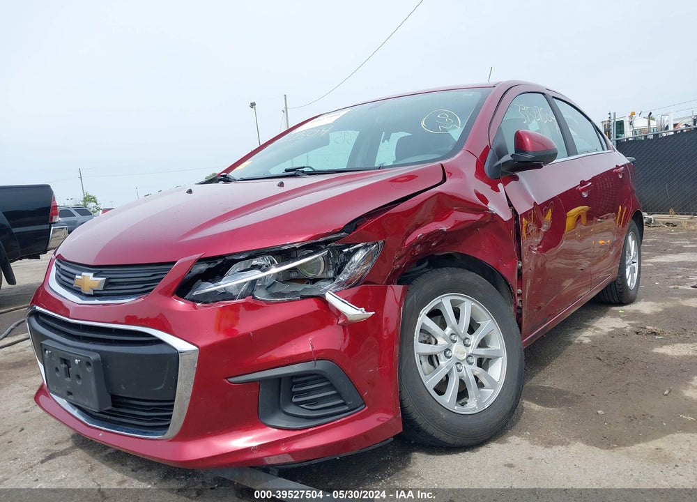 2018 CHEVROLET SONIC LT AUTO VIN: 1G1JD5SHXJ4116592