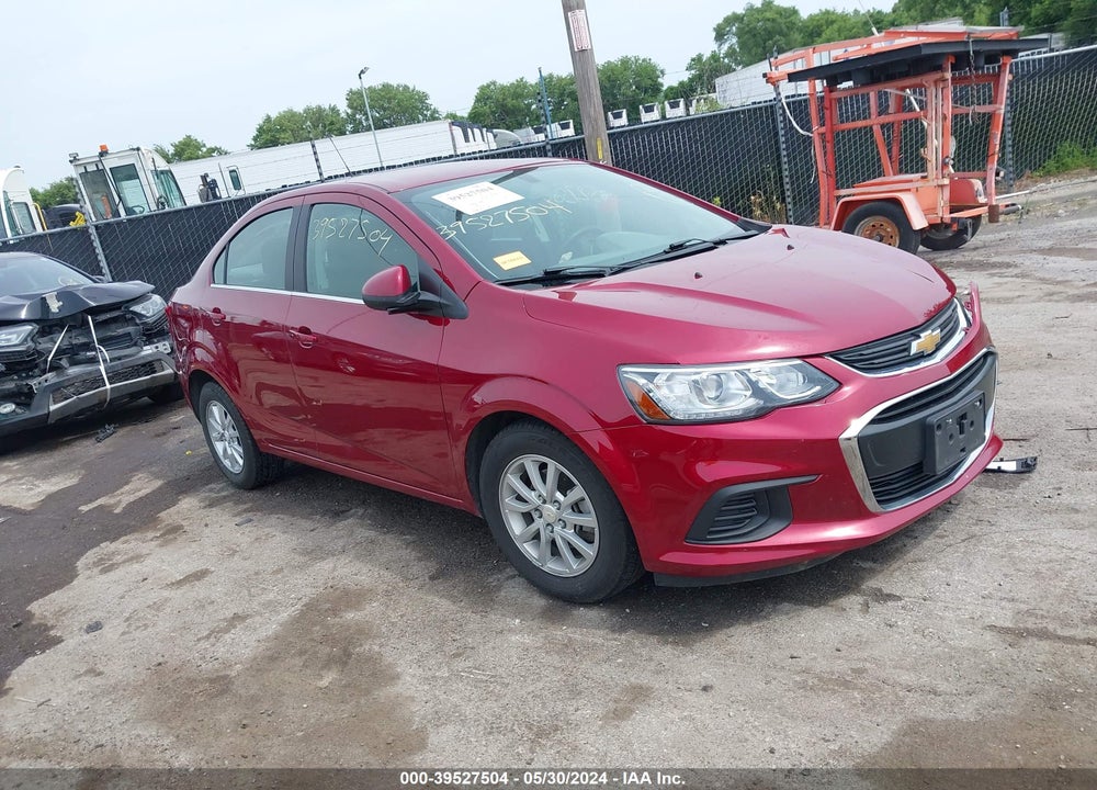 2018 CHEVROLET SONIC LT AUTO VIN: 1G1JD5SHXJ4116592