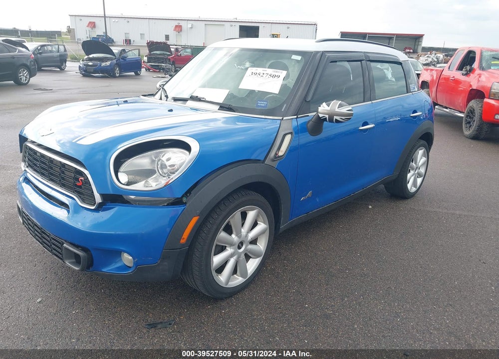 2011 MINI COOPER S COUNTRYMAN VIN: WMWZC5C51BWM10466