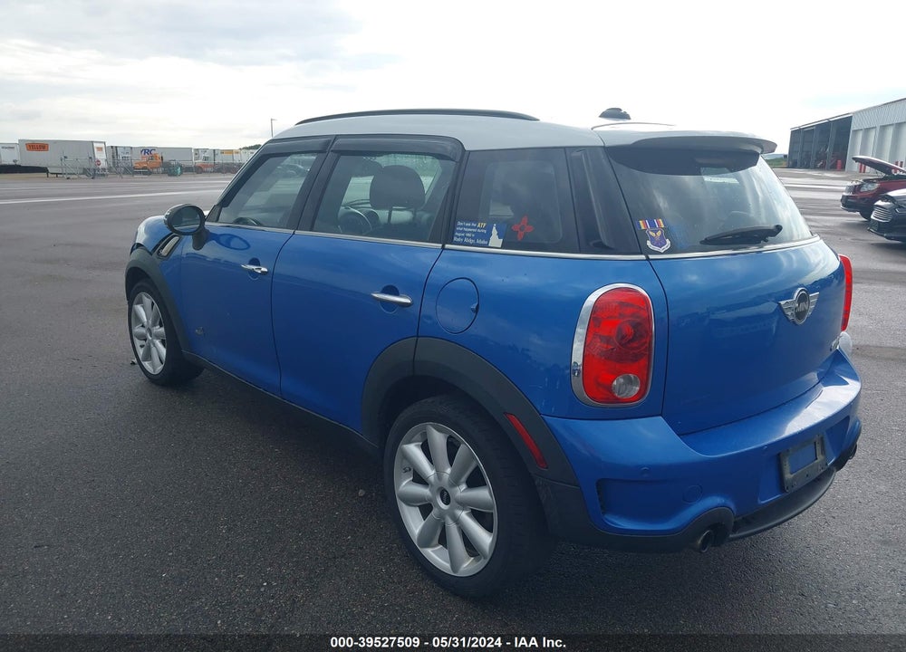 2011 MINI COOPER S COUNTRYMAN VIN: WMWZC5C51BWM10466