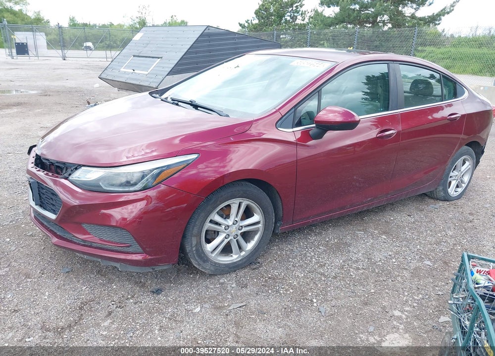 2016 CHEVROLET CRUZE LT AUTO VIN: 1G1BE5SM8G7306686