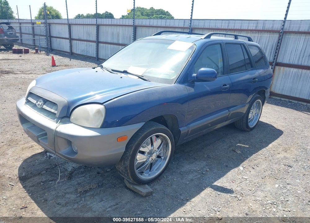 2006 HYUNDAI SANTA FE GLS VIN: KM8SC13D96U098768