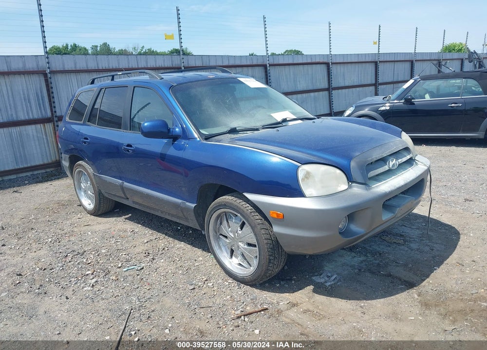 2006 HYUNDAI SANTA FE GLS VIN: KM8SC13D96U098768