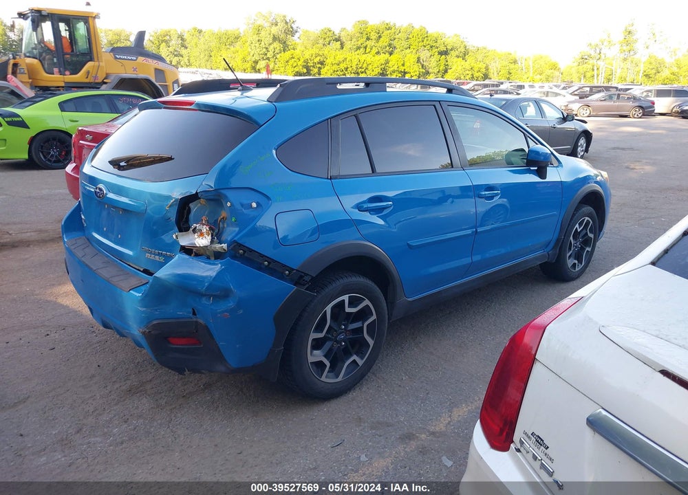 2016 SUBARU CROSSTREK 2.0I PREMIUM VIN: JF2GPABC0GH244283