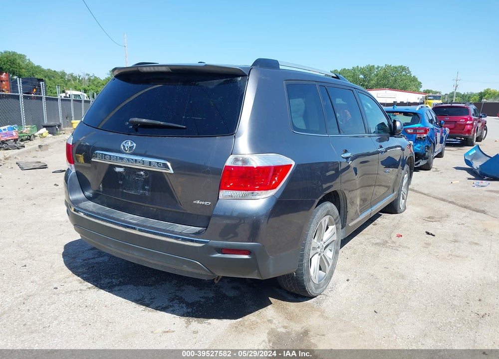 2012 TOYOTA HIGHLANDER LIMITED V6 VIN: 5TDDK3EHXCS099262