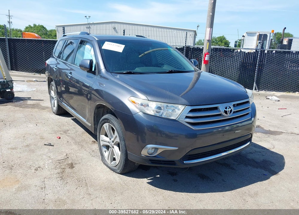 2012 TOYOTA HIGHLANDER LIMITED V6 VIN: 5TDDK3EHXCS099262