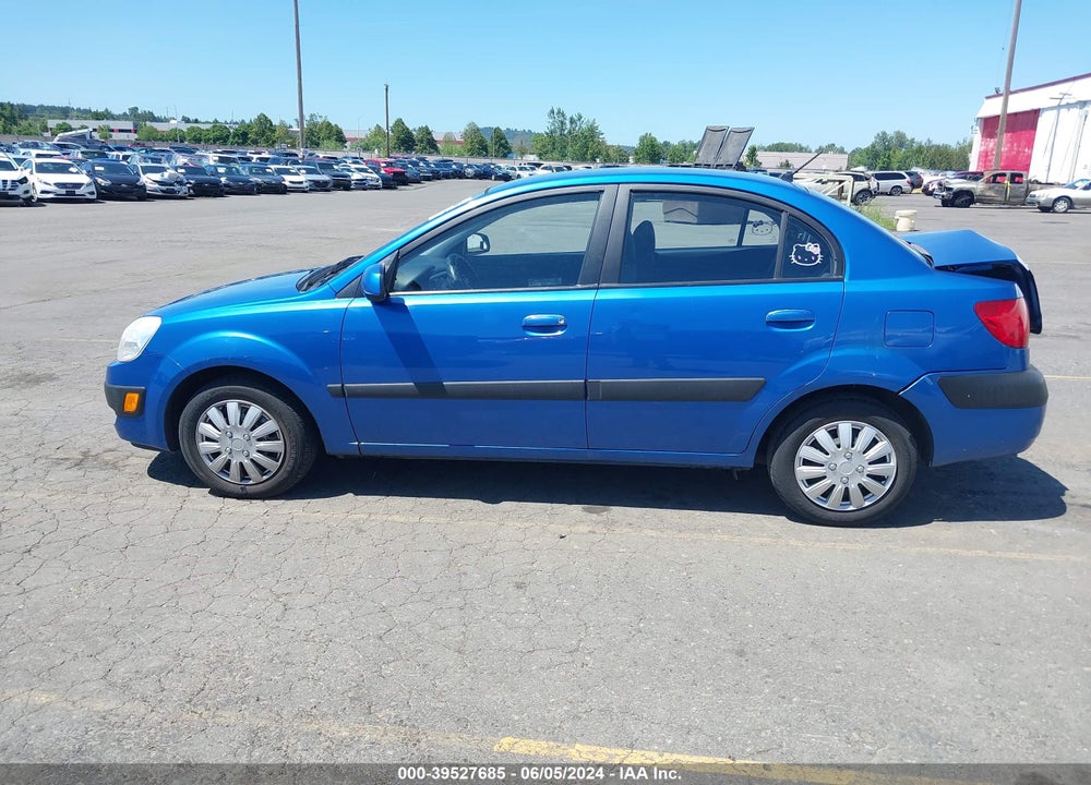 2008 KIA RIO LX VIN: KNADE123186386370