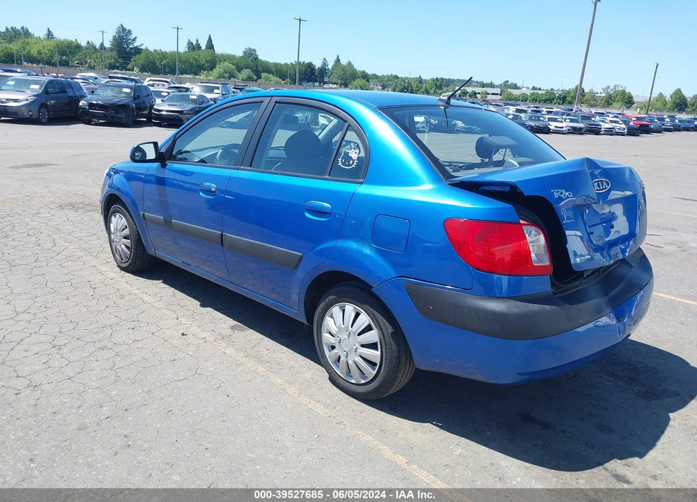 2008 KIA RIO LX VIN: KNADE123186386370