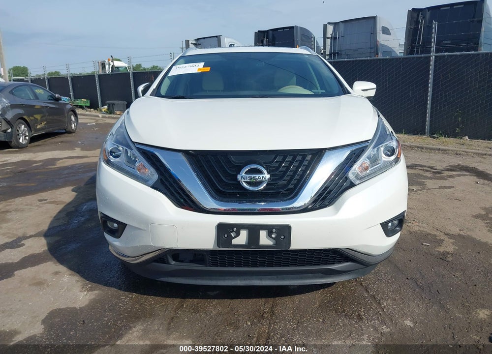 2018 NISSAN MURANO PLATINUM VIN: 5N1AZ2MH8JN159158