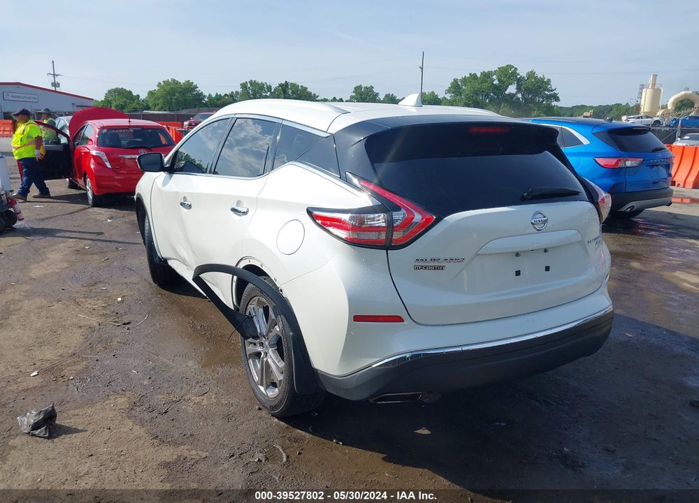 2018 NISSAN MURANO PLATINUM VIN: 5N1AZ2MH8JN159158