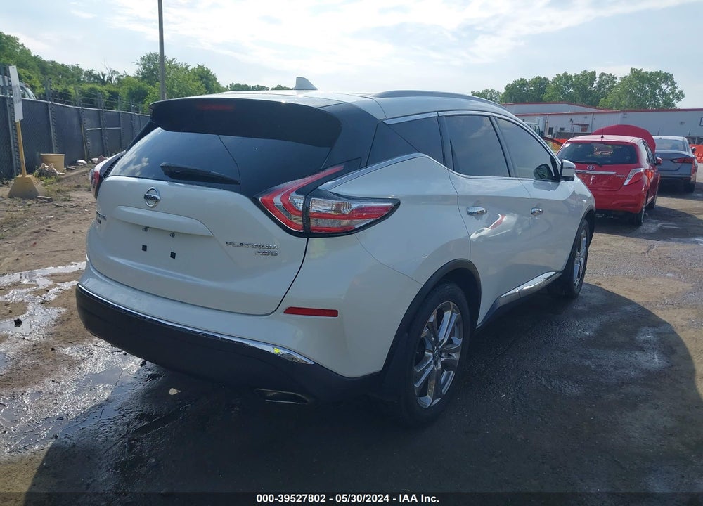 2018 NISSAN MURANO PLATINUM VIN: 5N1AZ2MH8JN159158