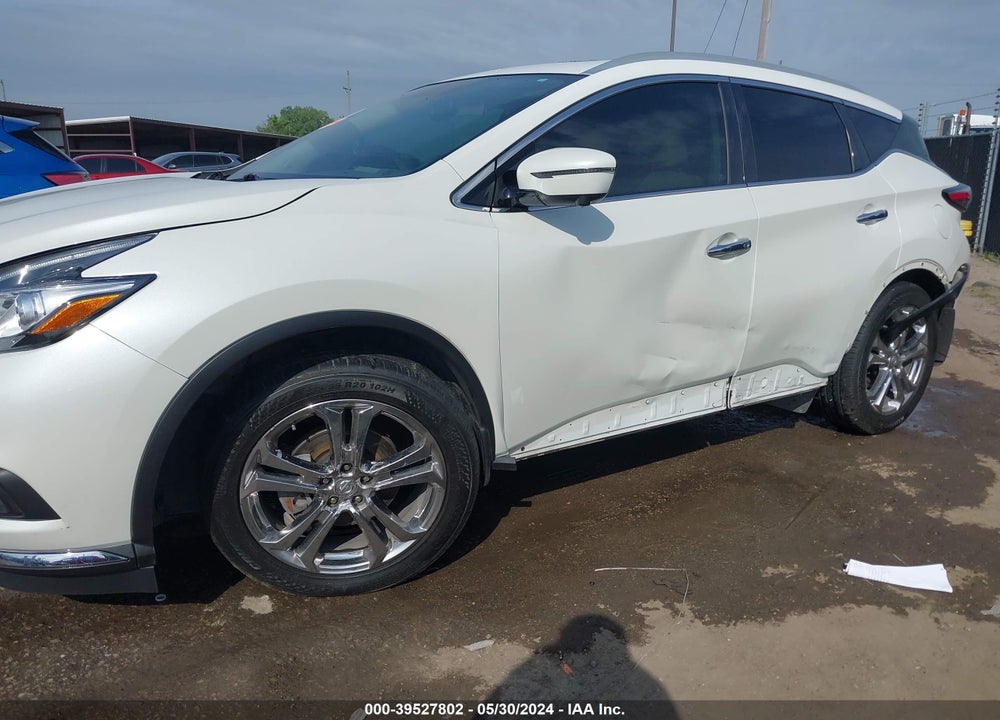 2018 NISSAN MURANO PLATINUM VIN: 5N1AZ2MH8JN159158