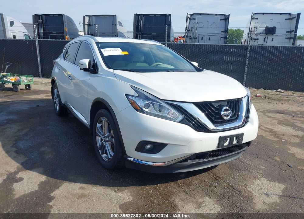 2018 NISSAN MURANO PLATINUM VIN: 5N1AZ2MH8JN159158