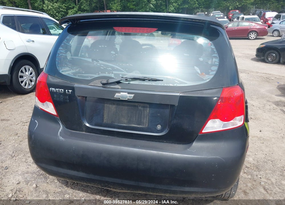 2005 CHEVROLET AVEO LT VIN: KL1TG62685B308307