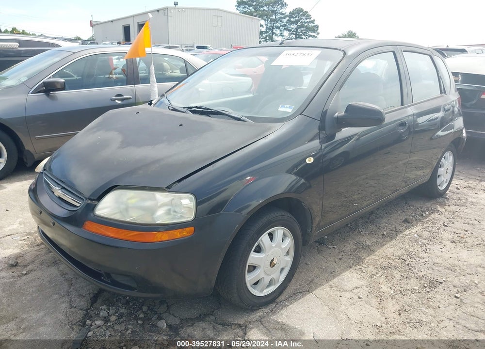 2005 CHEVROLET AVEO LT VIN: KL1TG62685B308307