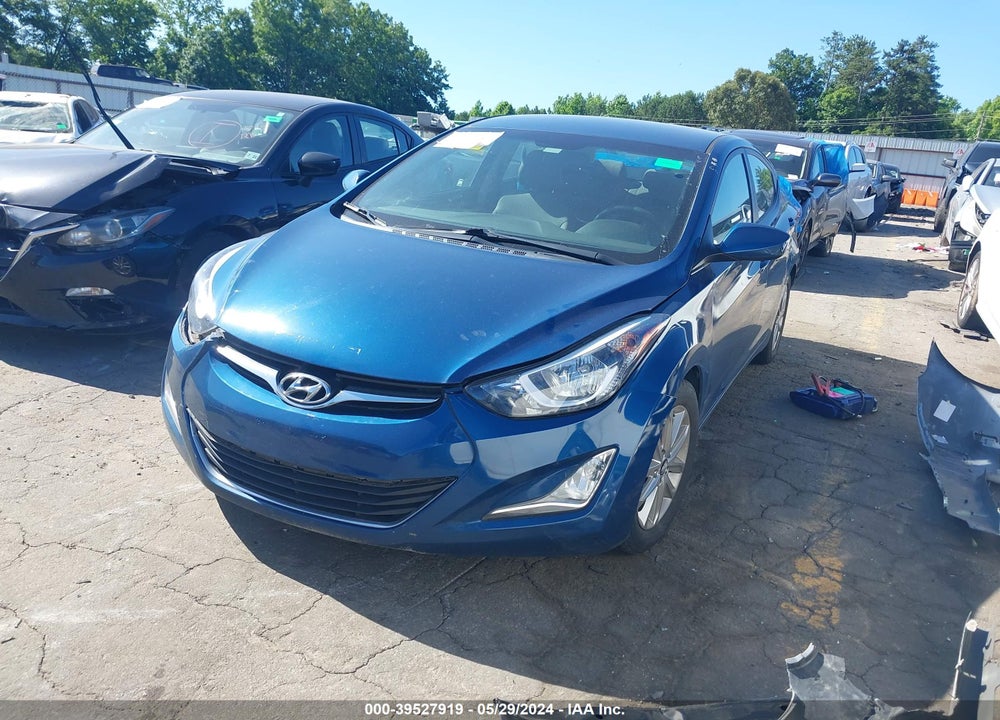 2016 HYUNDAI ELANTRA SE VIN: KMHDH4AE5GU601026
