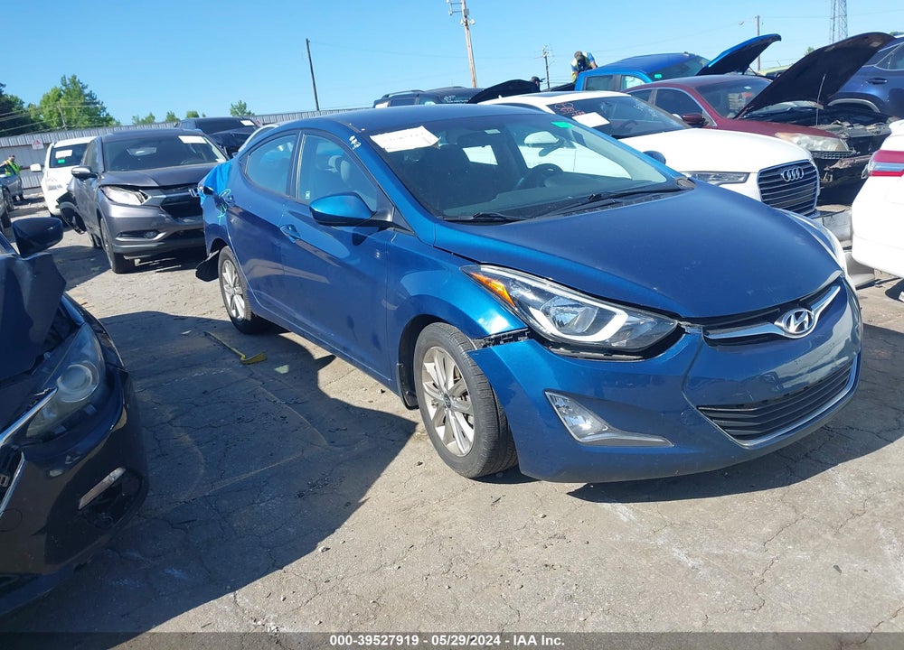 2016 HYUNDAI ELANTRA SE VIN: KMHDH4AE5GU601026