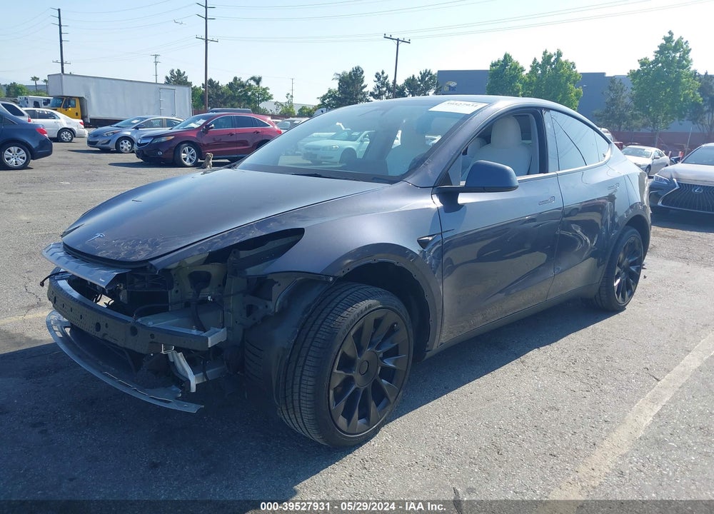 2023 TESLA MODEL Y AWD/LONG RANGE DUAL MOTOR ALL-WHEEL DRIVE VIN: 7SAYGDEE0PF827313
