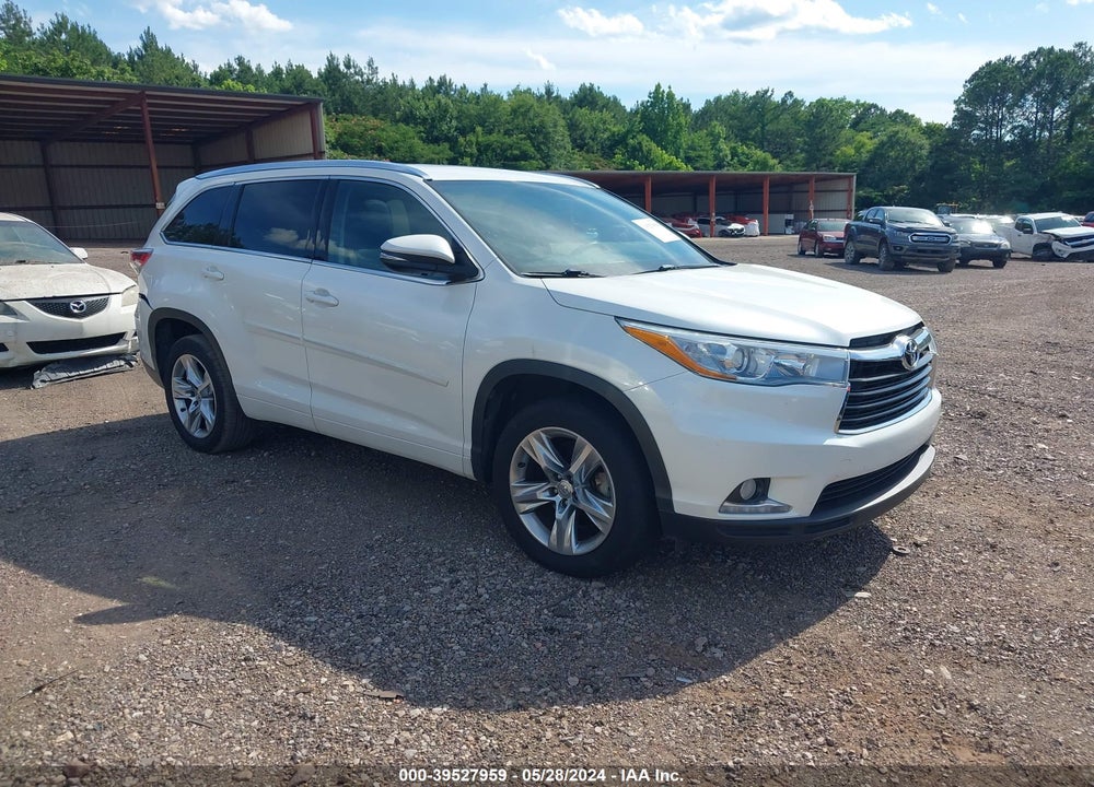 2015 TOYOTA HIGHLANDER LIMITED V6 VIN: 5TDYKRFH8FS059012