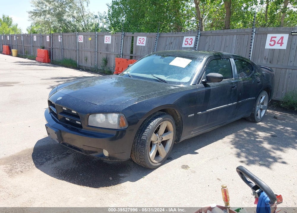 2008 DODGE CHARGER R/T VIN: 2B3LA53H98H158340