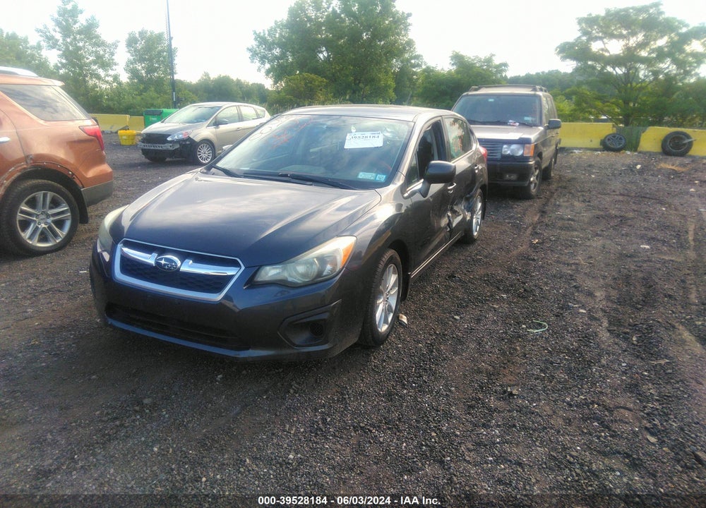 2012 SUBARU IMPREZA 2.0I PREMIUM VIN: JF1GPAC68CH216755