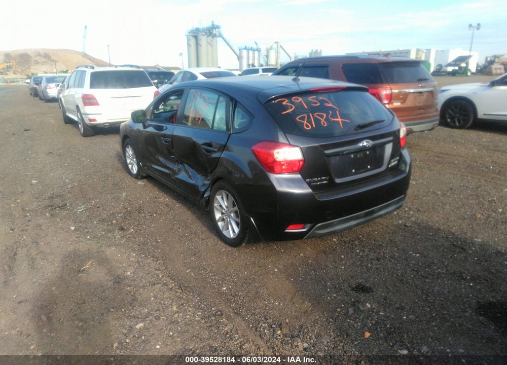 2012 SUBARU IMPREZA 2.0I PREMIUM VIN: JF1GPAC68CH216755