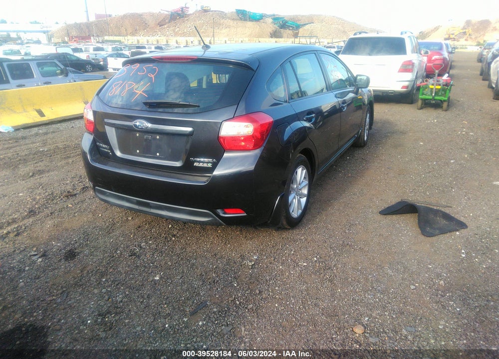 2012 SUBARU IMPREZA 2.0I PREMIUM VIN: JF1GPAC68CH216755
