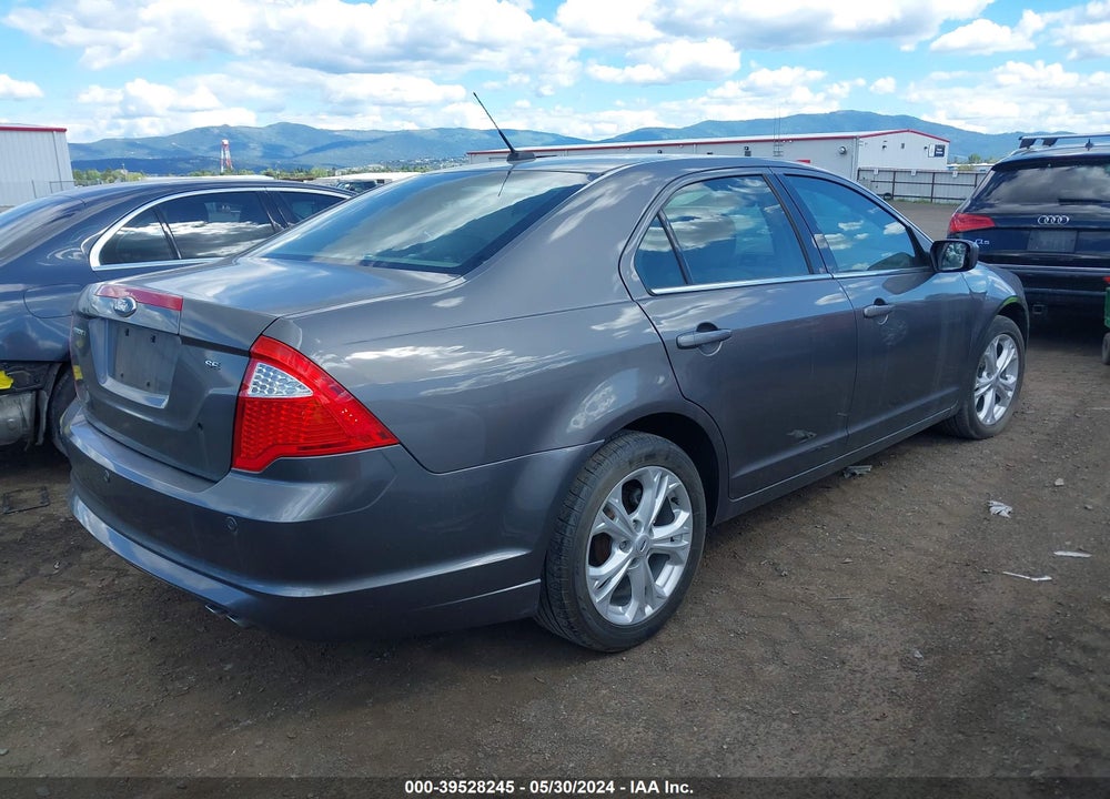 2012 FORD FUSION SE VIN: 3FAHP0HA2CR170298