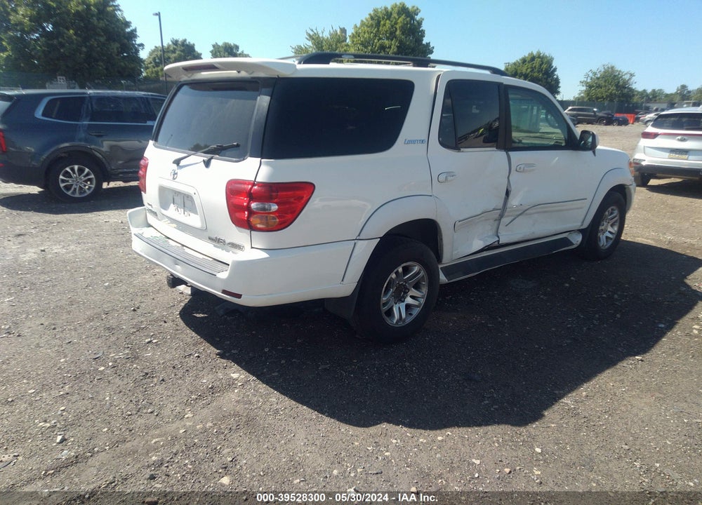 2003 TOYOTA SEQUOIA LIMITED V8 VIN: 5TDBT48A43S162476
