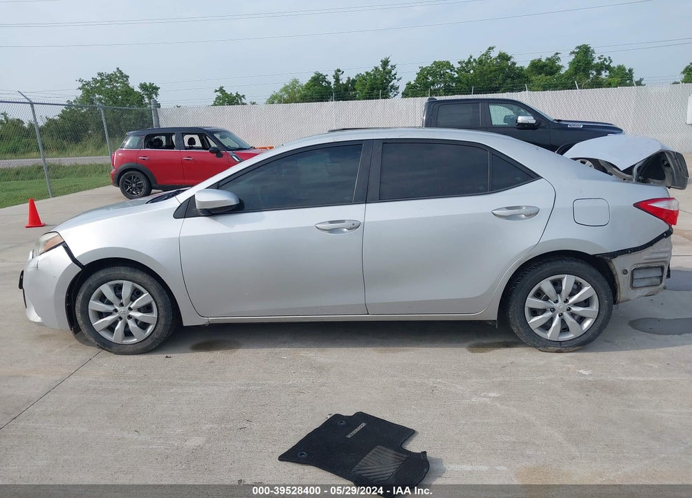 2016 TOYOTA COROLLA LE VIN: 5YFBURHEXGP451972