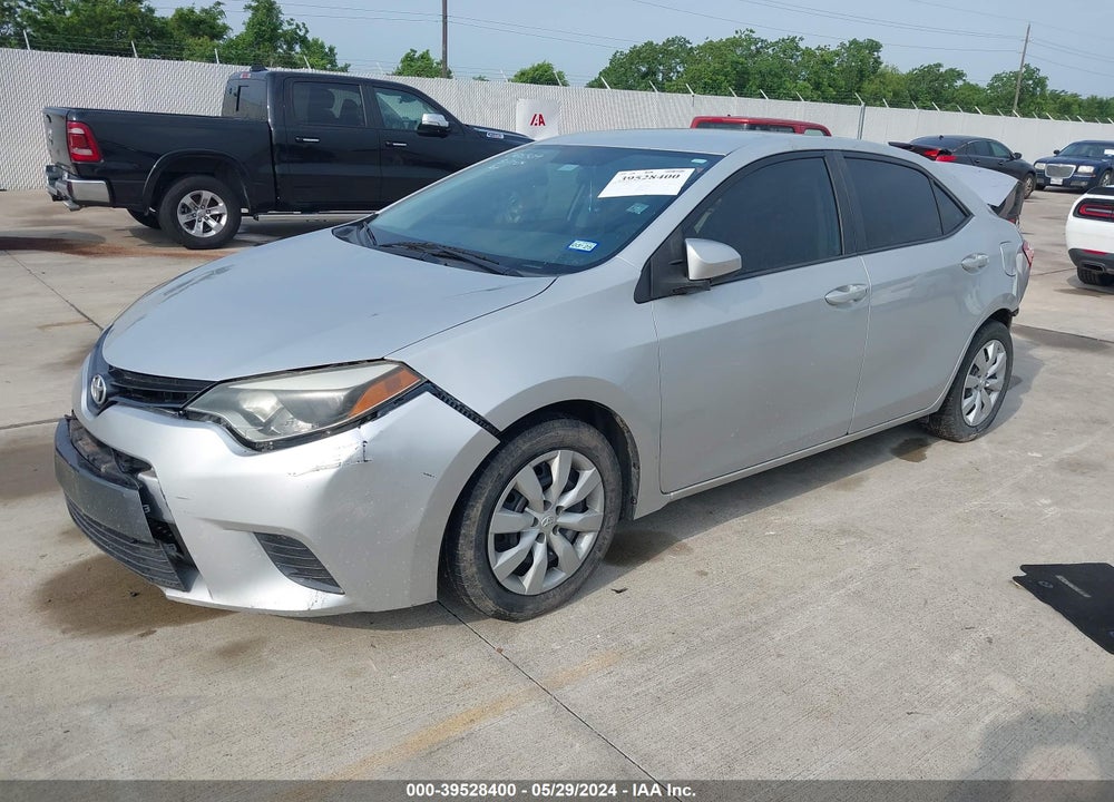 2016 TOYOTA COROLLA LE VIN: 5YFBURHEXGP451972