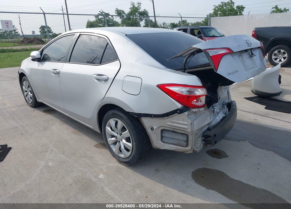 2016 TOYOTA COROLLA LE VIN: 5YFBURHEXGP451972