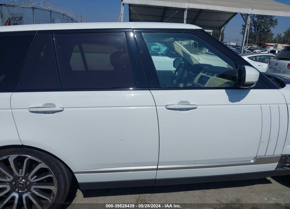 2015 LAND ROVER RANGE ROVER 5.0L V8 SUPERCHARGED AUTOBIOGRAPHY VIN: SALGV2TF7FA234238