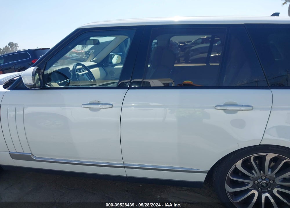 2015 LAND ROVER RANGE ROVER 5.0L V8 SUPERCHARGED AUTOBIOGRAPHY VIN: SALGV2TF7FA234238