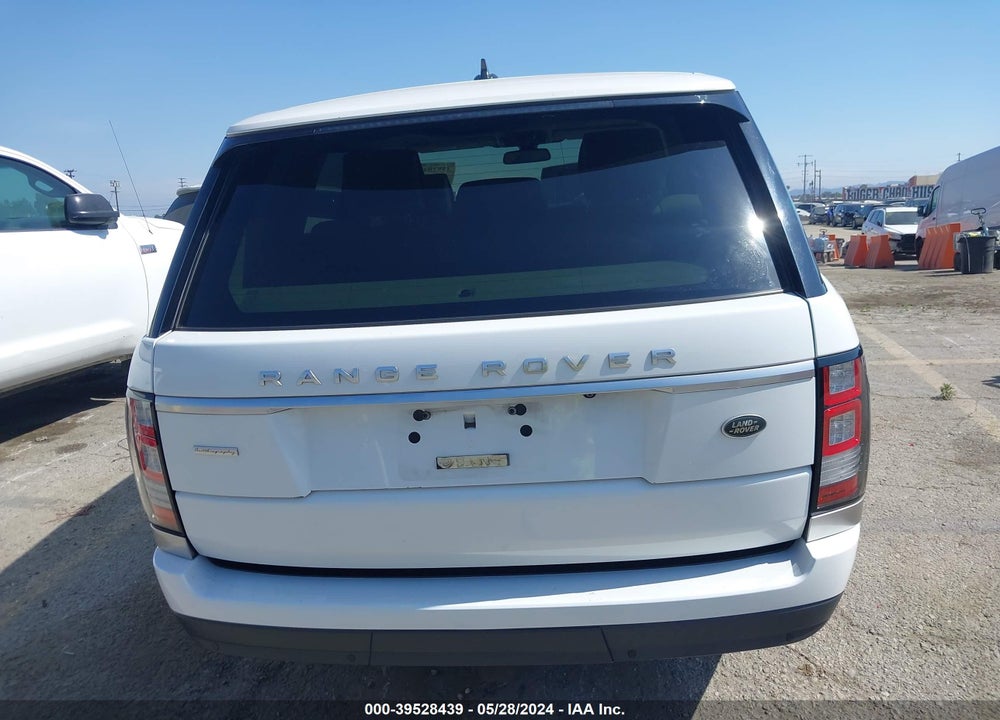 2015 LAND ROVER RANGE ROVER 5.0L V8 SUPERCHARGED AUTOBIOGRAPHY VIN: SALGV2TF7FA234238