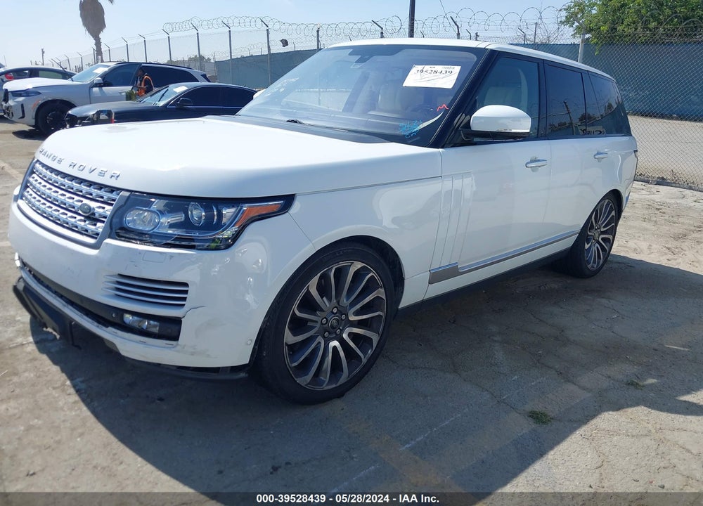 2015 LAND ROVER RANGE ROVER 5.0L V8 SUPERCHARGED AUTOBIOGRAPHY VIN: SALGV2TF7FA234238