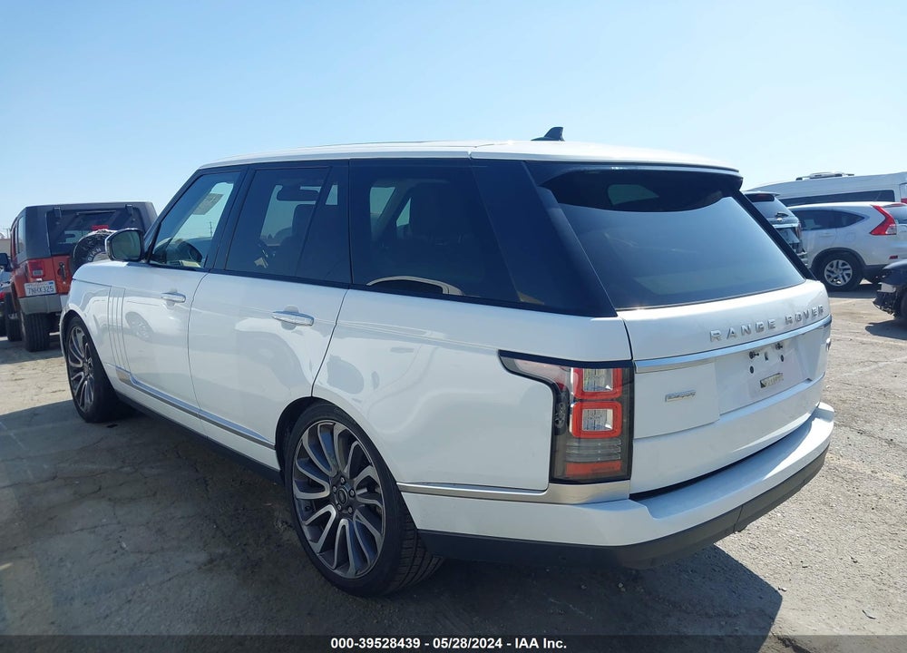 2015 LAND ROVER RANGE ROVER 5.0L V8 SUPERCHARGED AUTOBIOGRAPHY VIN: SALGV2TF7FA234238