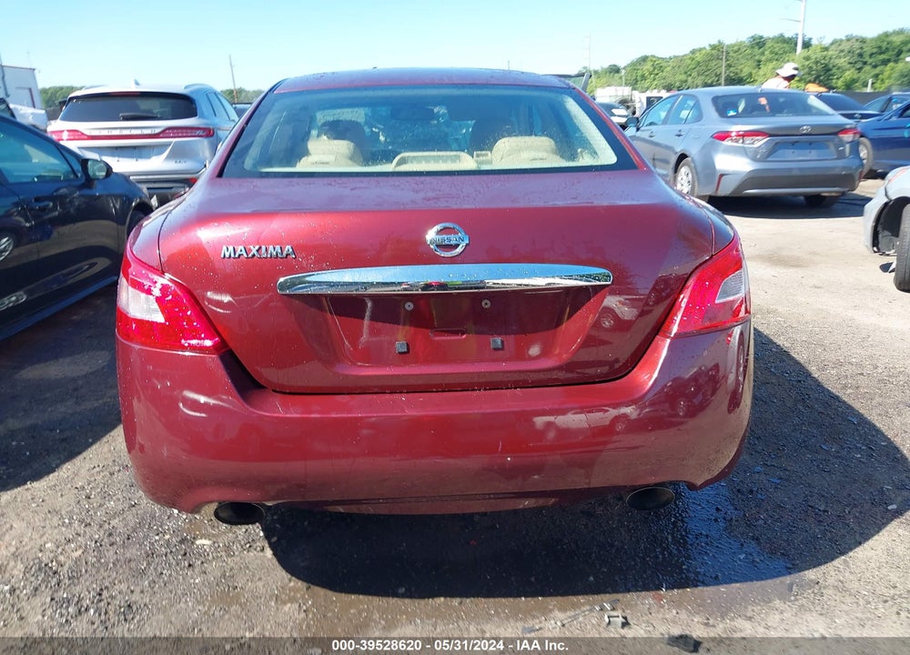 2009 NISSAN MAXIMA 3.5 SV VIN: 1N4AA51E29C814158