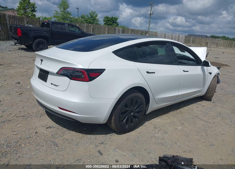 2023 TESLA MODEL 3 REAR-WHEEL DRIVE VIN: 5YJ3E1EA2PF652281