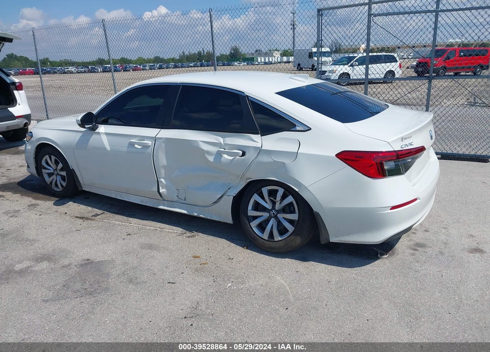 2024 HONDA CIVIC LX VIN: 2HGFE2F22RH523613
