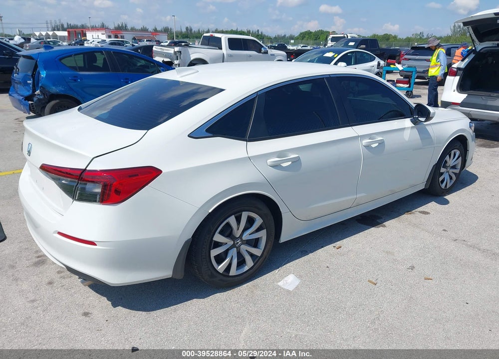 2024 HONDA CIVIC LX VIN: 2HGFE2F22RH523613