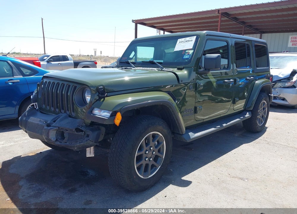 2021 JEEP WRANGLER UNLIMITED 80TH ANNIVERSARY 4X4 VIN: 1C4HJXDG9MW756834