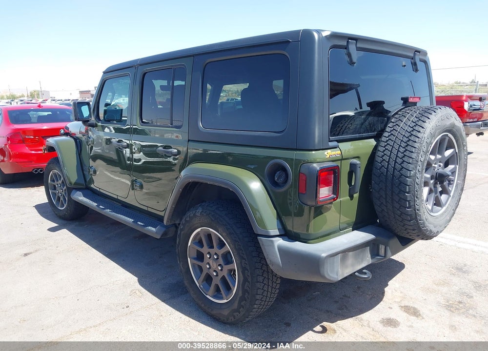 2021 JEEP WRANGLER UNLIMITED 80TH ANNIVERSARY 4X4 VIN: 1C4HJXDG9MW756834
