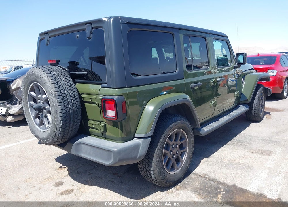2021 JEEP WRANGLER UNLIMITED 80TH ANNIVERSARY 4X4 VIN: 1C4HJXDG9MW756834