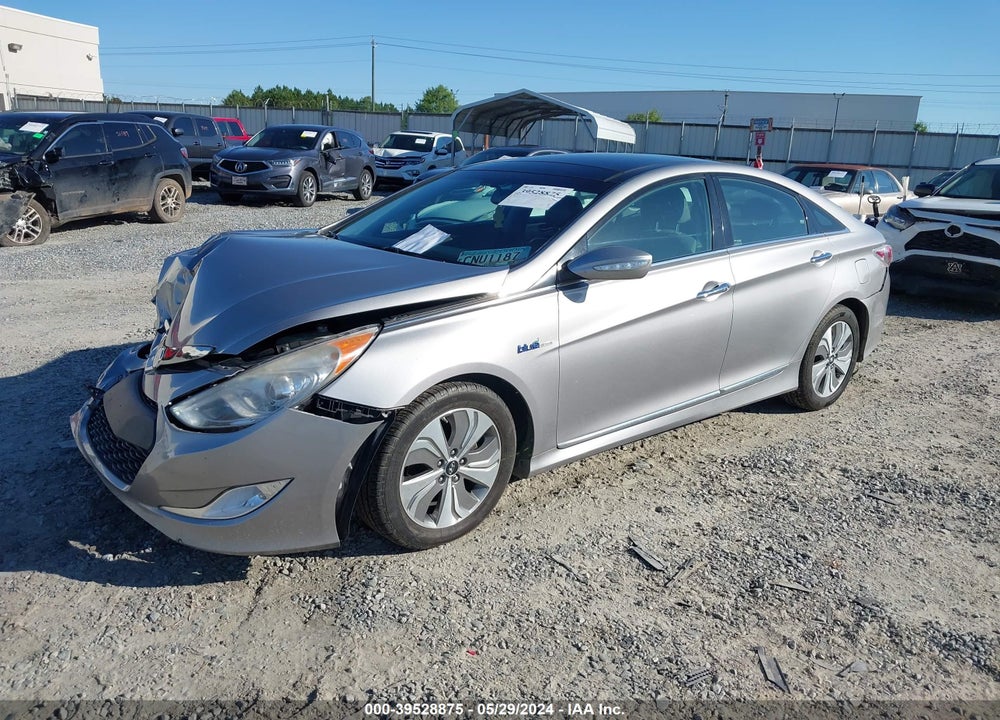 2013 HYUNDAI SONATA HYBRID LIMITED VIN: KMHEC4A44DA067606
